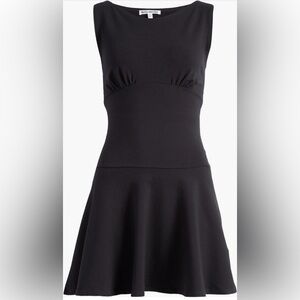 Reformation Mayve Sleeveless Knit Skater Minidress